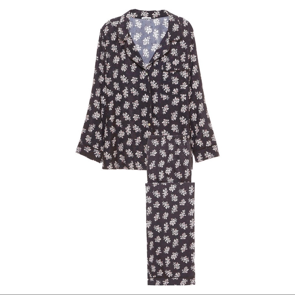 Eberjey x Rebecca Taylor Floral Silk Blend Pajamas